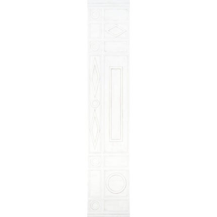 SWEDISH MANOR PANEL B WHITE Wall Mural Panel by Schumacher