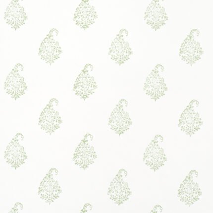 KERALA PAISLEY II LEAF Wallcovering by Schumacher