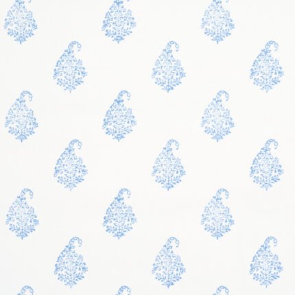 KERALA PAISLEY II BLUE Wallcovering by Schumacher