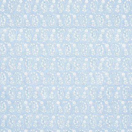 ARITA BLOCK PRINT CORNFLOWER Wallcovering by Schumacher