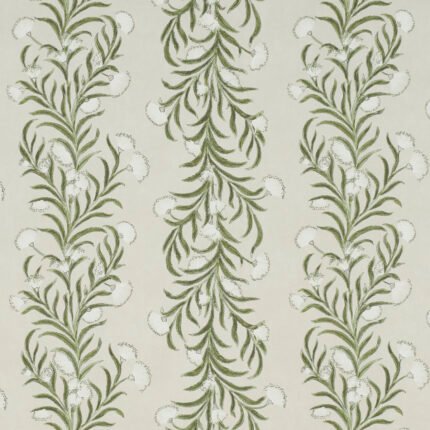 TASMANIAN MIMOSA IVORY & GREEN Wallcovering by Schumacher