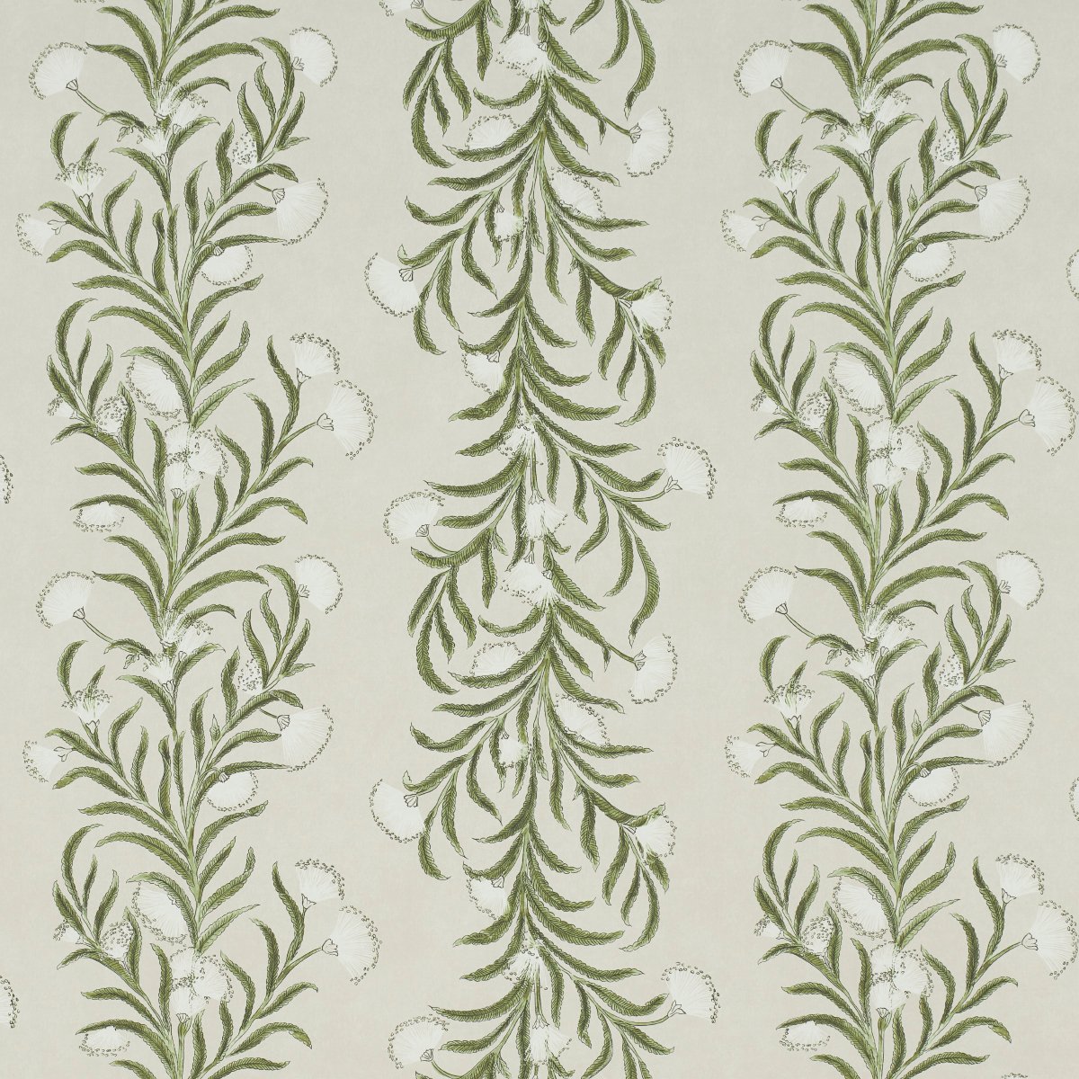 5015362.jpg TASMANIAN MIMOSA IVORY & GREEN Wallcovering by Schumacher - Image 1
