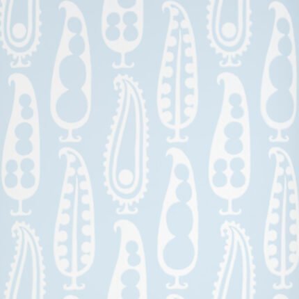 PAISLEY PEAS SKY Wallpaper by Schumacher