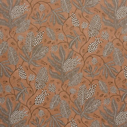 POLKA DOT JUNGLE TERRACOTTA Wallcovering by Schumacher
