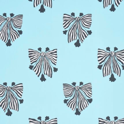 BOW-WOW-WOW AQUA Wallpaper by Schumacher Marian Mcevoy Wallpaper SCH-5015470
