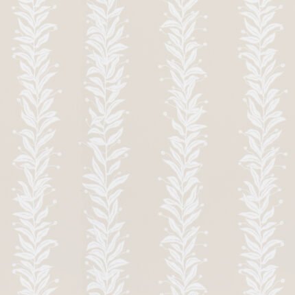 TENDRIL STRIPE NATURAL Wallpaper by Schumacher