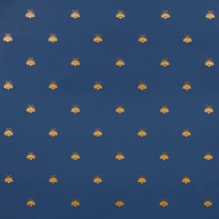 HUBERT'S BEES MIDNIGHT & GOLD Wallpaper by Schumacher