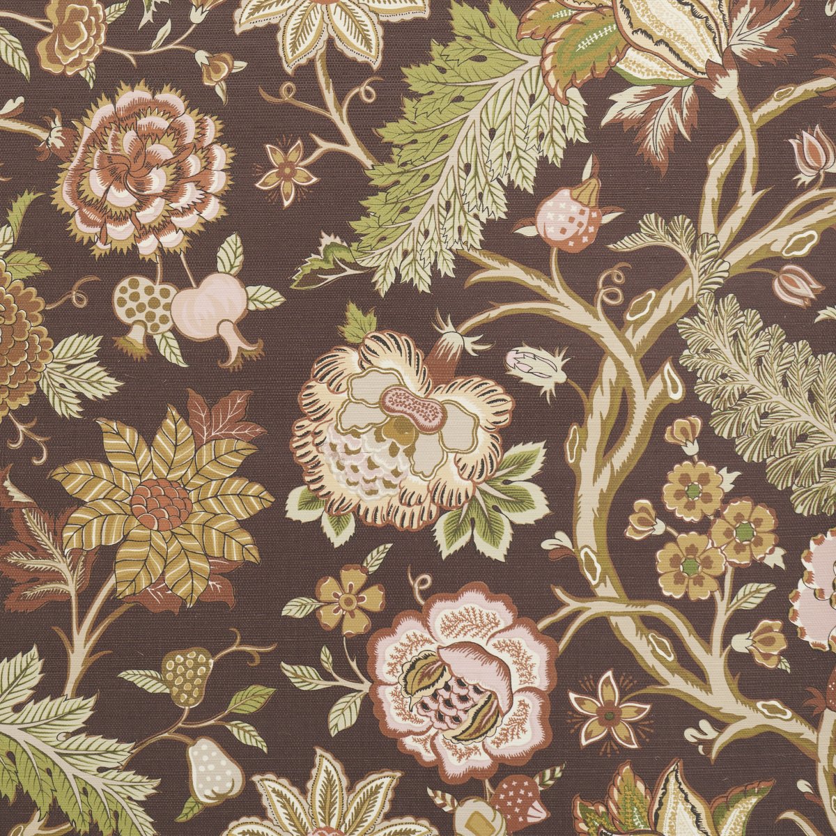 5015640.jpg DARSY TREE OF LIFE SISAL SEPIA Grasscloth Wallcovering by Schumacher Classics Wallpaper SCH-5015640