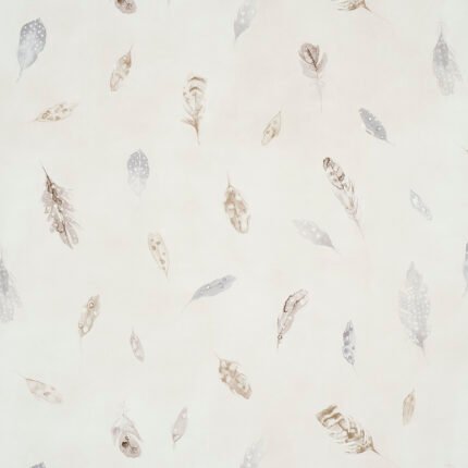 Woodland Feathers PEBBLE Wallcovering by Schumacher