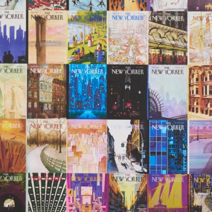 The New Yorker City-view Covers MULTICOLOR Wallcovering by Schumacher