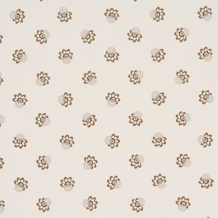 Auclair Floral BROWN Wallpaper by Schumacher Wallflowers Wallpaper SCH-5016481