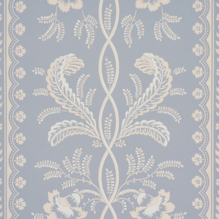 Bell Flowers LIGHT BLUE Wallpaper by Schumacher