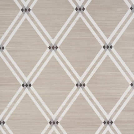 ASOLO SISAL SILVER Grasscloth Wallcovering by Schumacher