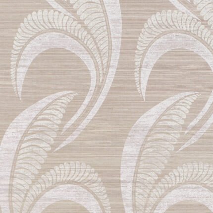 BANANA LEAF SISAL SILVER Grasscloth Wallcovering by Schumacher