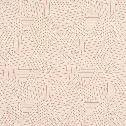 Deconstructed Stripe Sisal RED Grasscloth Wallcovering by Schumacher Textured & Woven Wallcoverings Wallpaper SCH-5016582