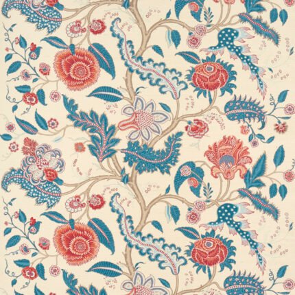Sinhala Sisal ROUGE & INDIGO Grasscloth Wallcovering by Schumacher