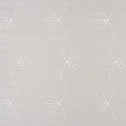 ROYÈRE STRIPE SISAL DOVE Grasscloth Wallcovering by Schumacher