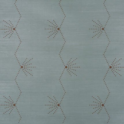 ROYÈRE STRIPE SISAL SEAGLASS Grasscloth Wallcovering by Schumacher