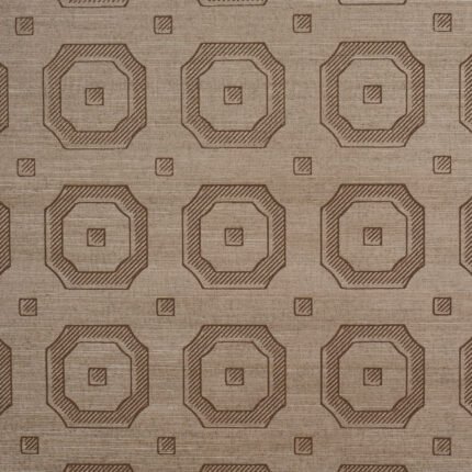BEVELED FRAME SISAL SEPIA Grasscloth Wallcovering by Schumacher Perennial Favorites Wallpaper SCH-5016732