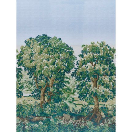 La Forêt 3 Panel Set SPRING GREEN FOREST Panel Set by Schumacher
