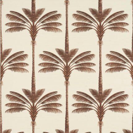 A Palm Is A Palm Sisal CHOCOLATE MEETS TOBACCO Grasscloth Wallcovering by Schumacher
