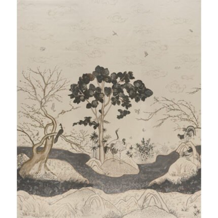 Birdsong 3 Panel Set CARBON Panel Set by Schumacher
