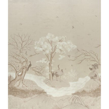Birdsong 3 Panel Set IVORY Panel Set by Schumacher