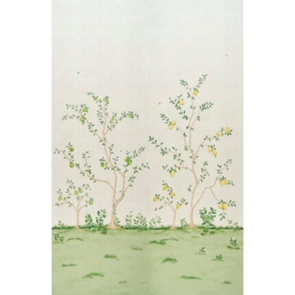 Citrus Blossom 2 Panel Set CREAM Panel Set by Schumacher