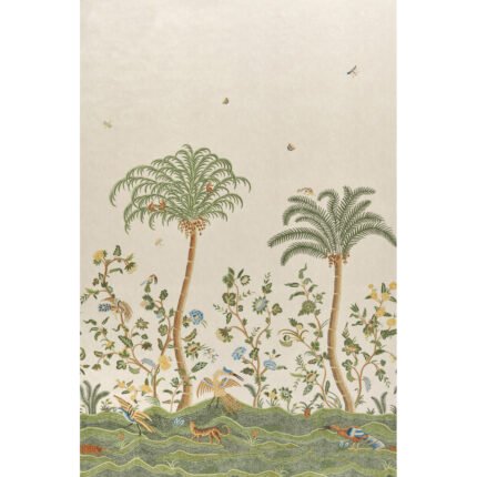 Spotswood Crewel 2 Panel Set SAGE Panel Set by Schumacher