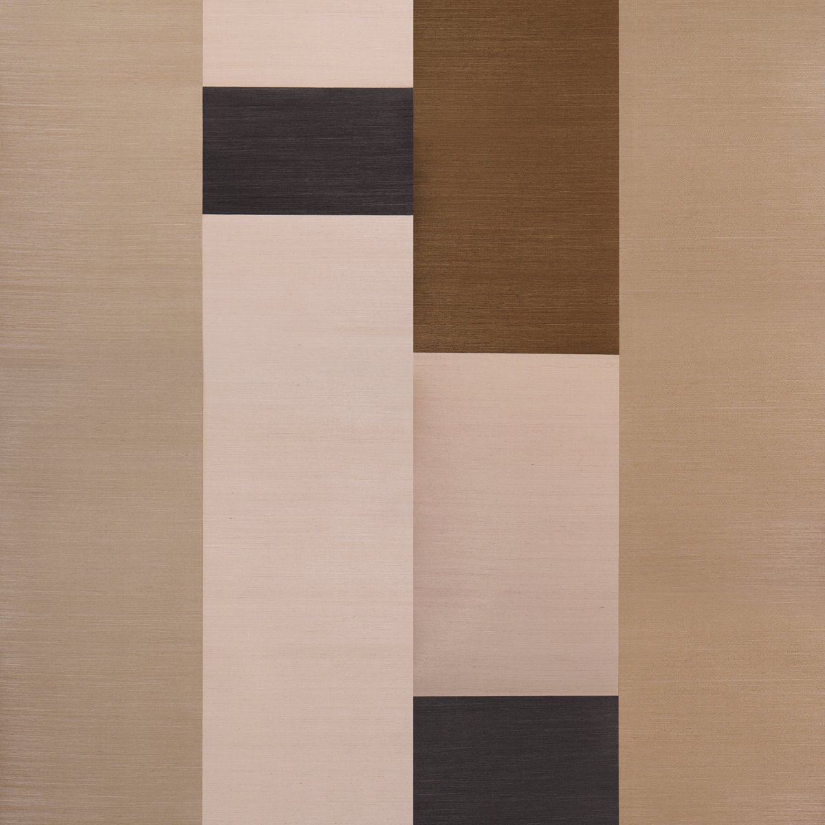 KAORI PANEL SET DRIFTWOOD Grasscloth Wallcovering by Schumacher Driftwood