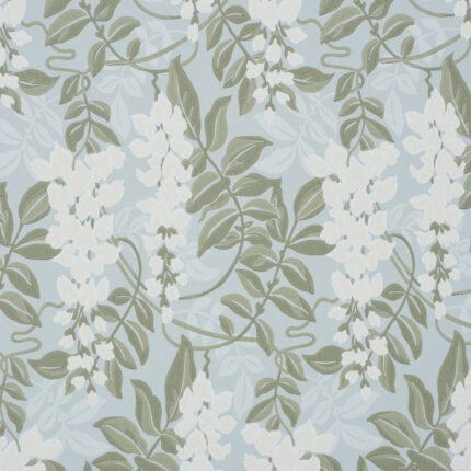 Lucia Wisteria SKY Wallpaper by Schumacher Classics Wallpaper SCH-5017531