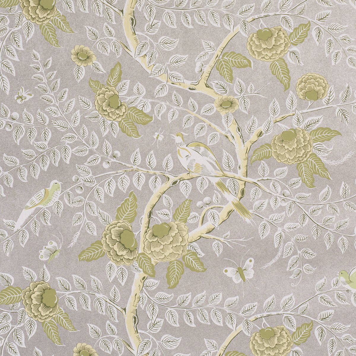 5017542.jpg Tole Bird SPRING Wallpaper by Schumacher - Image 1