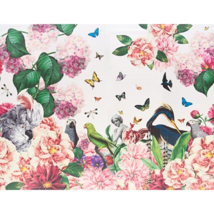 Flores Paradisi 4 Panel Set ROSE & PEONY Panel Set by Schumacher