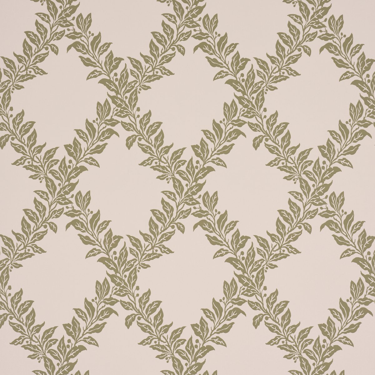 5017750.jpg Tyninghame Trellis SAGE Wallpaper by Schumacher - Image 1