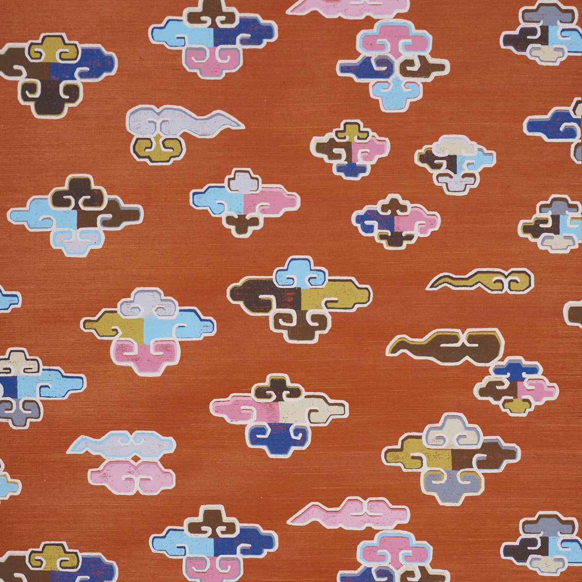 5017760.jpg IN DREAMS PERSIMMON Grasscloth Wallcovering by Schumacher - Image 1
