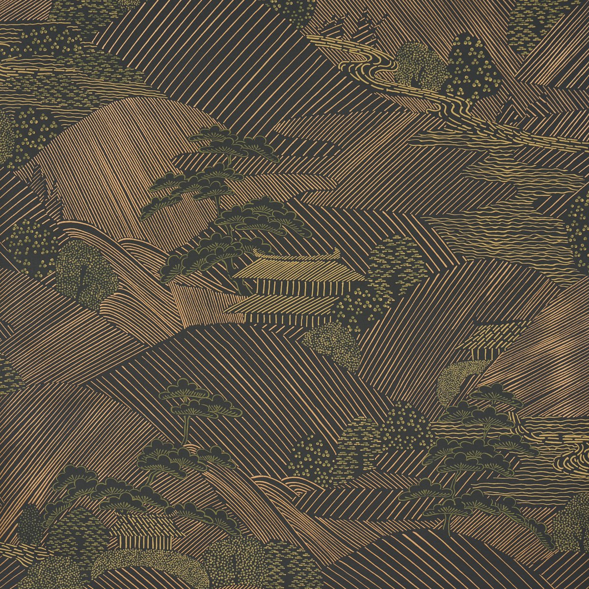 5018051.jpg NIKKO GLIMMER Wallpaper by Schumacher Japonisme Wallpaper SCH-5018051