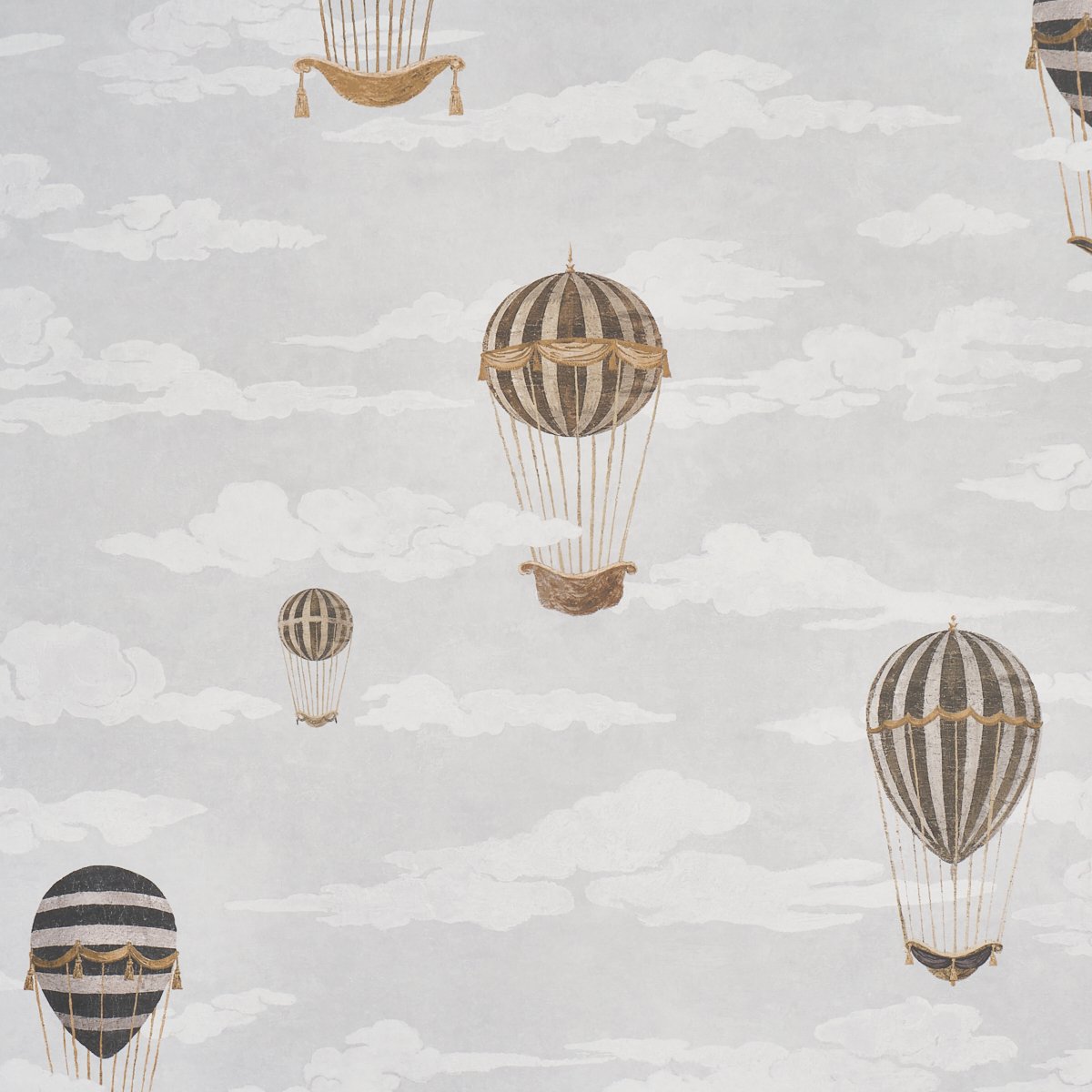 5018130.jpg Up, Up And Away! GRISAILLE Wallcovering by Schumacher Carl D'aquino Wallpaper SCH-5018130