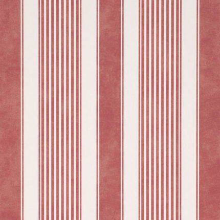 Summerville Stripe CURRANT Wallcovering by Schumacher Striped Wallcoverings Wallpaper SCH-5018140