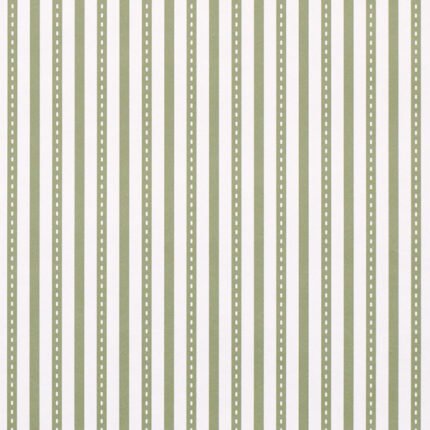 Mathis Ticking Stripe LEAF Wallcovering by Schumacher