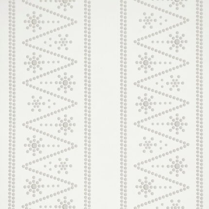 The Pearlies SILVER Wallcovering by Schumacher