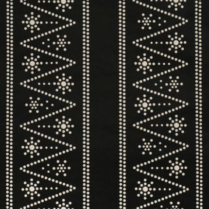 The Pearlies BLACK Wallcovering by Schumacher