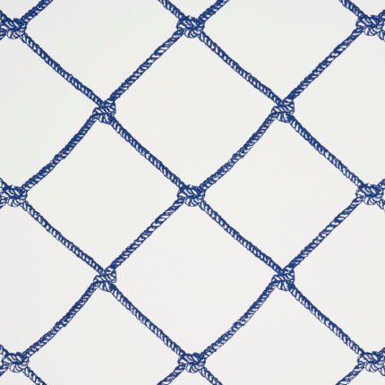 LARGE ROPE NAVY Wallcovering by Schumacher