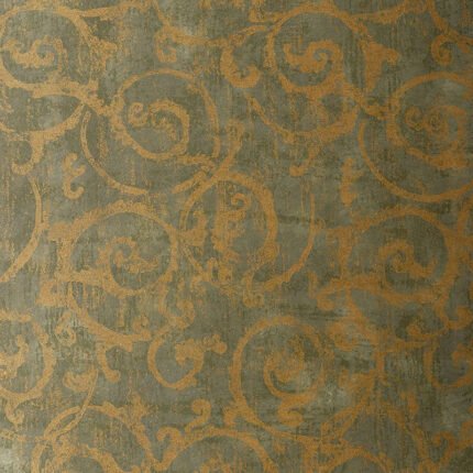 BERNINI SCROLL MIST Wallcovering by Schumacher