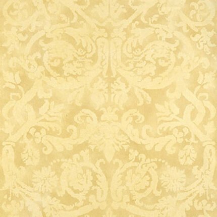 PONTINE DAMASK SOFT GOLD Wallcovering by Schumacher