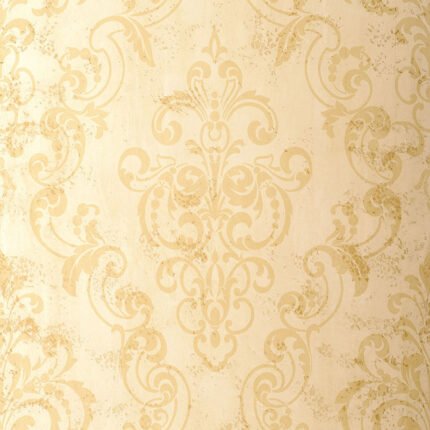 GIOVAN DAMASK SAND Wallcovering by Schumacher