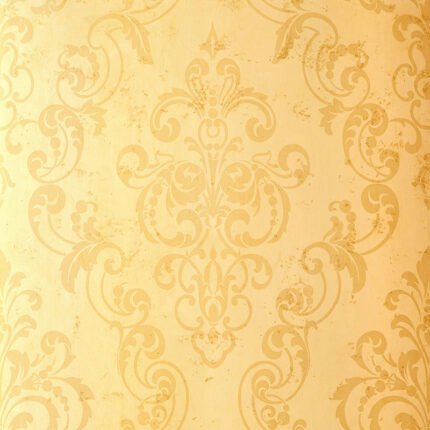 GIOVAN DAMASK MAIZE Wallcovering by Schumacher