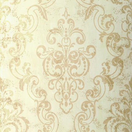 GIOVAN DAMASK PATINA Wallcovering by Schumacher