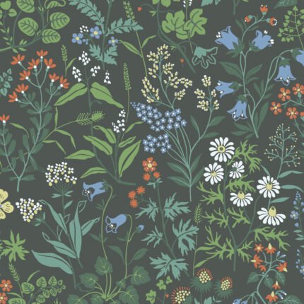 FLORA SPRUCE Wallpaper by Schumacher