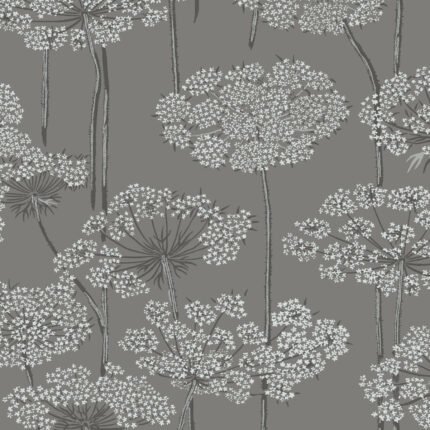 INGRID GREY Wallpaper by Schumacher