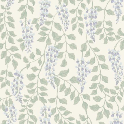BLÅREGN LILAC Wallpaper by Schumacher